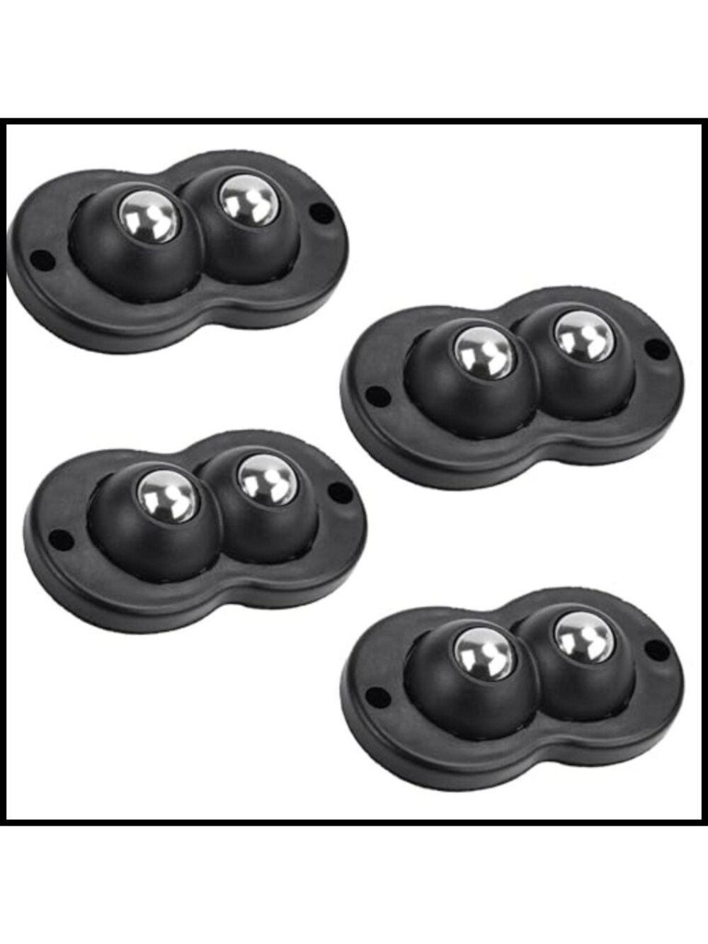 4 Pcs Furniture Movers Sliders Heavy-Duty 360° Swivel Appliance Rollers